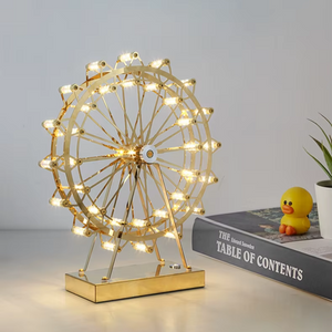 LED Ferris Wheel Table Lamp – Decorative LED Ambient Light for Home & Kids’ Rooms