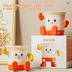 RamenGlow Cup Night Light – USB Rechargeable LED Ambient Lamp