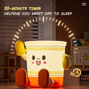 RamenGlow Cup Night Light – USB Rechargeable LED Ambient Lamp