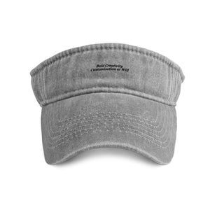 Washed beach visor