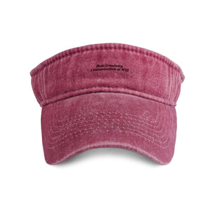 Washed beach visor