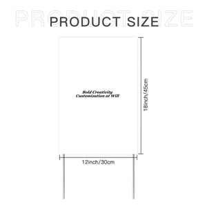 Vertical courtyard sign