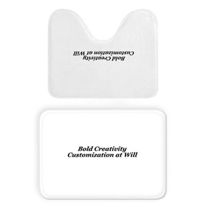 Toilet floor mat set (2-piece set, floor mat 40*60cm)