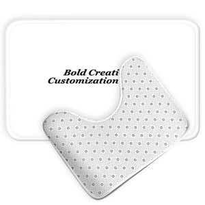 Toilet floor mat set (2-piece set, floor mat 40*60cm)