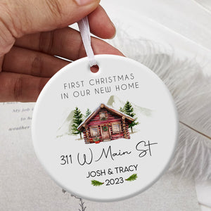 New Home First Christmas - Personalized Ornament - Christmas Gift