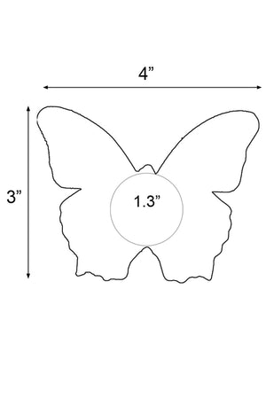 Sparkly Pink Butterfly Nipple Pasties