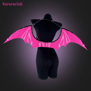 Cosplay Devil wings — Hot pink KR01