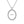 Oval pendant necklace
