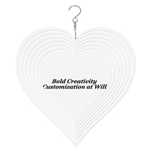 Mandala Wind Chimes - Heart