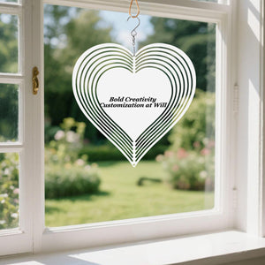 Mandala Wind Chimes - Heart