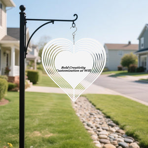 Mandala Wind Chimes - Heart