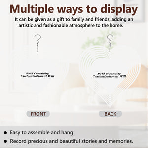 Mandala Wind Chimes - Heart