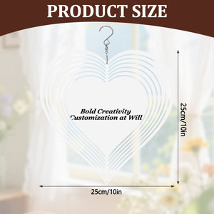 Mandala Wind Chimes - Heart