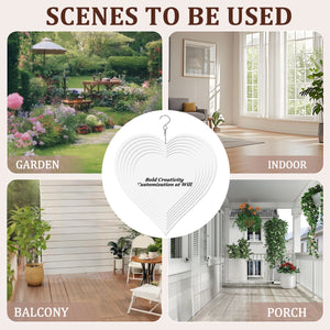 Mandala Wind Chimes - Heart