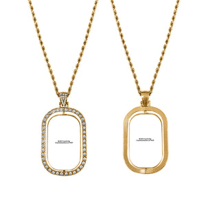 Hip Hop Trendy Brand Personalized Necklace - Double-Sided