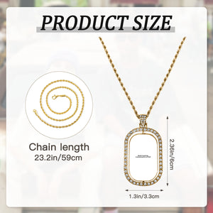 Hip Hop Trendy Brand Personalized Necklace - Double-Sided