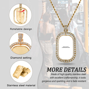 Hip Hop Trendy Brand Personalized Necklace - Double-Sided