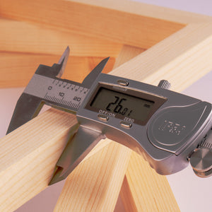 Vertical, thickened, frameless painting, 3:4