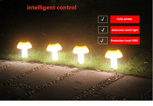 Solar Powered Waterproof Mushroom Garden Lights – Set of 3 Outdoor LED Landscape Lights