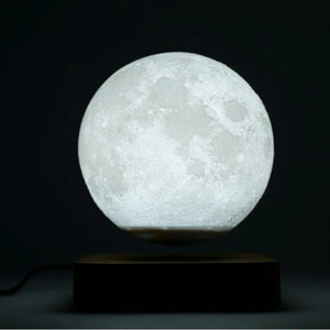 Levitating 3D Moon Lamp – Magnetic Floating LED Night Light & Ambient Decor