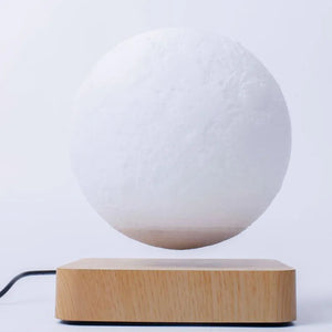 Levitating 3D Moon Lamp – Magnetic Floating LED Night Light & Ambient Decor