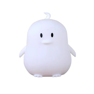 Adorable Penguin RGB Silicone LED Night Light – Indoor RGB Night Lamp