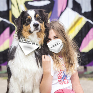 Face mask + pet headband