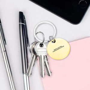 Stainless steel keychain (double-sided laser engraving)