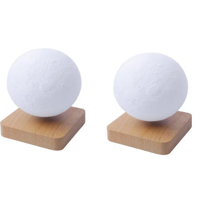 Levitating 3D Moon Lamp – Magnetic Floating LED Night Light & Ambient Decor