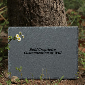 Rectangular pet gravestone 6x8in