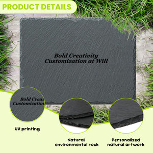 Rectangular pet gravestone 6x8in