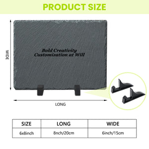 Rectangular pet gravestone 6x8in