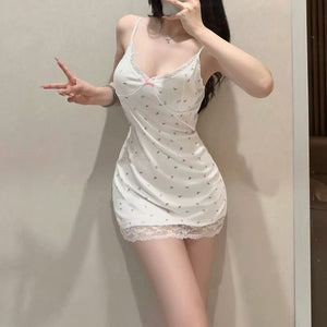 Floral suspender dress S445