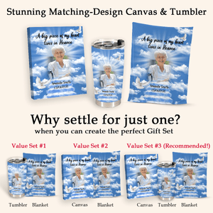 In Loving Memories Custom Photo Blanket Memorial