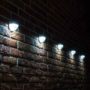 Solar LED Fence and Wall Light – Outdoor Solar Powered Garden & Landscape Lighting