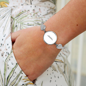 winged round bracelet