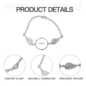 winged round bracelet