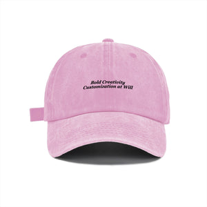 Washed baseball cap