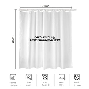 Bathroom four-piece set (bath mat + shower curtain)