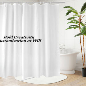 Bathroom four-piece set (bath mat + shower curtain)