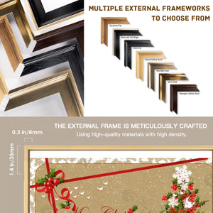 Horizontal floating frame decorative painting 4:3
