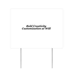 Hospital sign, 24x18in (folded packaging)