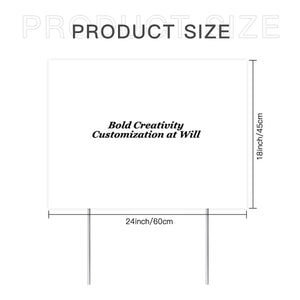 Hospital sign, 24x18in (folded packaging)