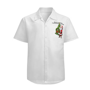 Four-way stretch Hawaiian men's casual shirt