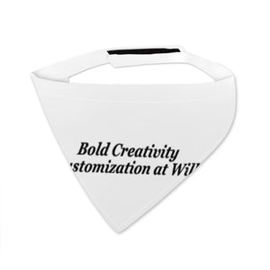 Double-layer pet bandana (Velcro - double-sided printing)