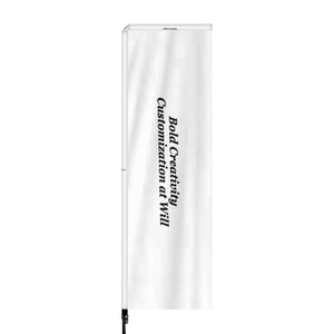 Outdoor advertising flag - 2.3 x 7.2 ft