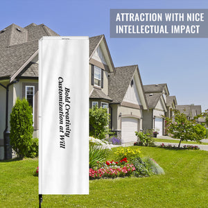Outdoor advertising flag - 2.3 x 7.2 ft
