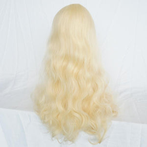 Lolita golden big wave fluffy wig WS1219