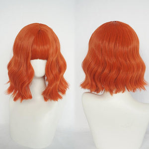 Lolita Orange Short Curly Wig  WS1143