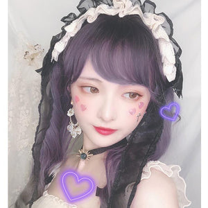 lolita natural gradient curly wig WS2109